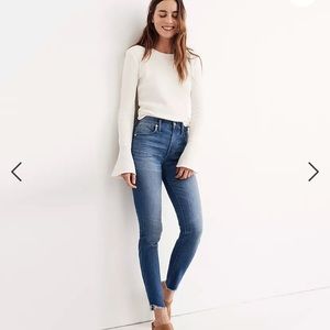 Madewell 10" High-Rise Skinny Jeans Tulip-Hem